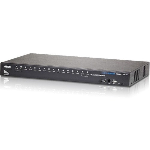 ATEN CS17916 KVM Switchbox - 16 Computer(s) - 1 Local User(s) - 1920 x 1200 - 20 x USB - 17 x HDMI - Rack-mountable