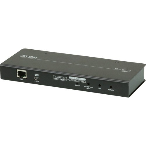 ATEN CN8000A KVM Switchbox - 1 Computer(s) - 1 Local User(s) - 1 Remote User(s) - 1920 x 1200 - 1 x Network (RJ-45) - 1 x 