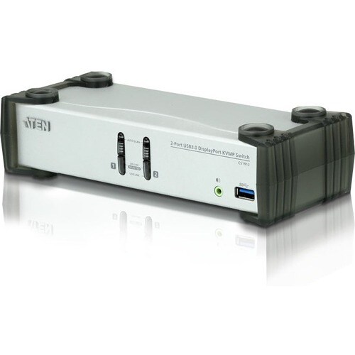 ATEN ALTUSEN CS1912 KVM Switchbox - 2 Computer(s) - 1 Local User(s) - 3840 x 2160 - 6 x USB - 3 x DisplayPort - Desktop