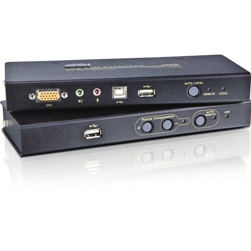 ATEN CE800B KVM Console/Extender - Wired - 1 Computer(s) - 1 Local User(s) - 1 Remote User(s) - 250 m Range - WUXGA - 1920