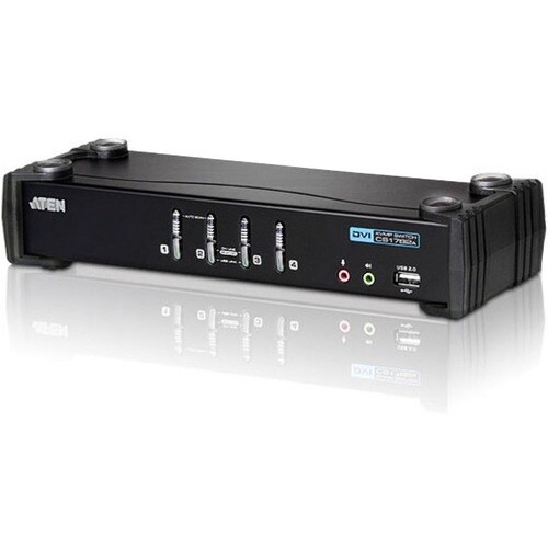 ATEN CubiQ CS1784A KVM Switchbox - 4 Computer(s) - 1 Local User(s) - 2560 x 1600 - 8 x USB - 5 x DVI - Desktop