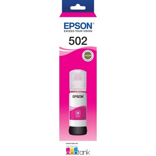 Epson T502 - EcoTank - Magenta Ink Bottle - Inkjet - Magenta - Ultra High Yield - 1