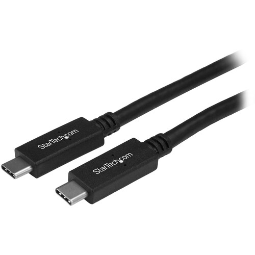 StarTech.com Câble USB-C vers USB-C - M/M - 1 m - USB 3.0 (5 Gb/s). Longueur de câble: 1 m, Connecteur 1: USB C, Connecteu