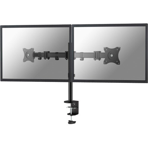 Neomounts Neomounts Pro NM-D135DBLACK Desk Mount for Flat Panel Display - Black - 2 Display(s) Supported - 68.6 cm (27") S
