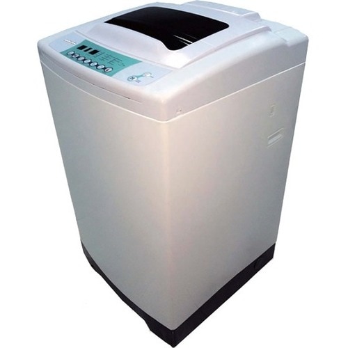 RCA 3.0 Cu Ft Portable Washer - 8 Mode(s) - 85 L Washer Capacity - 800 Spin Speed (rpm) - Plastic - White, Clear