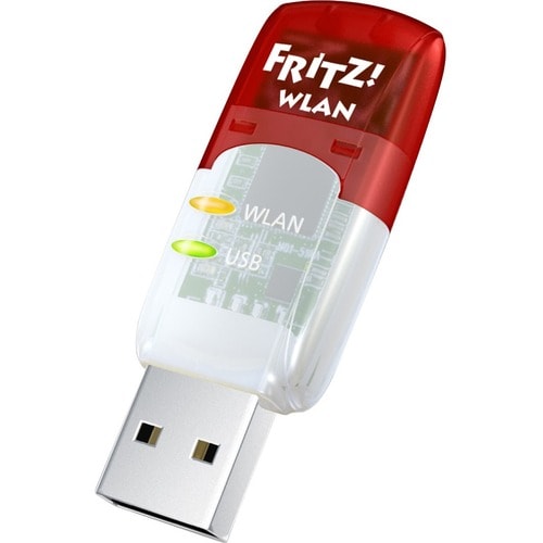 FRITZ! IEEE 802.11ac Wi-Fi Adapter for Desktop Computer - USB 3.0 - 433 Mbit/s - 2.40 GHz ISM - 5 GHz UNII - External