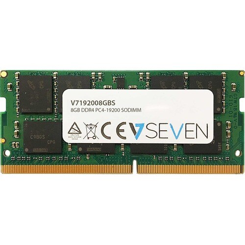 V7 V7192008GBS RAM Module - 8 GB (1 x 8GB) - DDR4-2400/PC4-19200 DDR4 SDRAM - 2400 MHz Single-rank Memory - CL17 - 1.20 V 