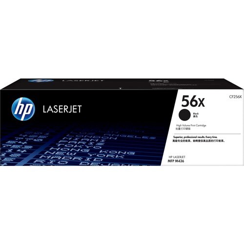 HP 56X Original High Yield Laser Toner Cartridge - Black - 1 Pack - 11400 Pages