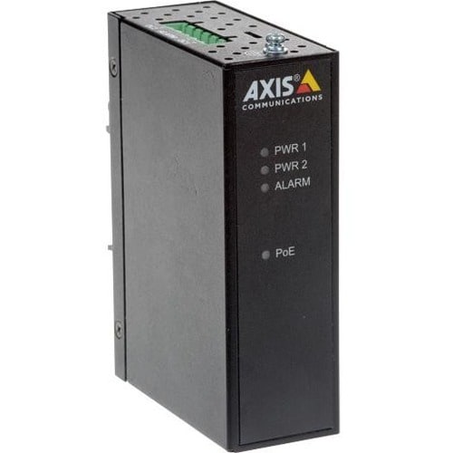 AXIS T8144 60 W Industrial Midspan - 20 V DC, 60 V DC Input - 55 V DC Output - 1 x 10/100/1000Base-T Input Port(s) - 1 x 1
