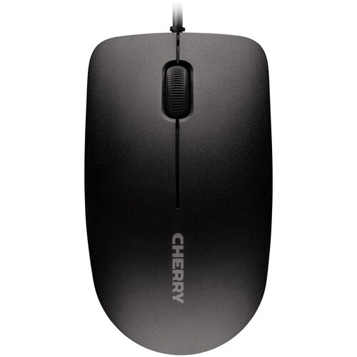 CHERRY MC 1000 Maus - USB 2.0 - Optisch - 3 Taste(n) - Schwarz - 1 - Kabel - 1200 dpi Auflösung - Scroll-Rad - Symmetrisch