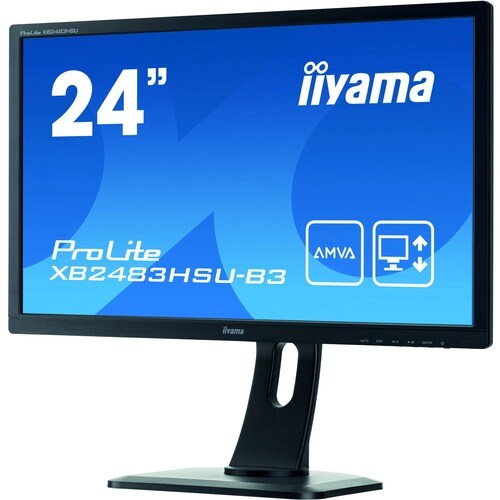 Moniteur LCD iiyama ProLite XB2483HSU-B3 60,5 cm (23,8") Full HD WLED - 16:9 - Noir - Résolution 1920 x 1080 - 16,7 Millio