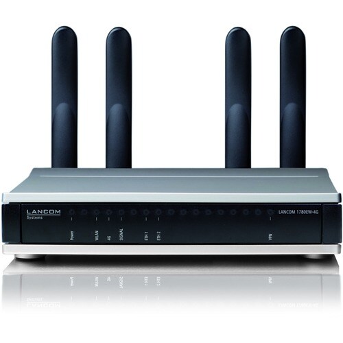 Lancom 1780EW-4G Wi-Fi 4 IEEE 802.11n Cellular Modem/Wireless Router - 4G - LTE 800, LTE 900, LTE 1800, LTE 2100, LTE 2600