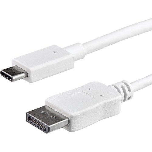 StarTech.com 1 m DisplayPort/Thunderbolt 3 Videokabel - 1 Stück - Cable for Audio-/Video-Gerät, Monitor, Workstation, Proj