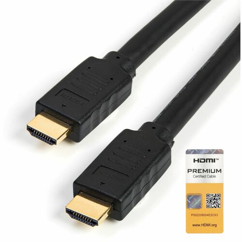 StarTech.com 15ft (5m) Premium Certified HDMI 2.0 Cable with Ethernet, High Speed Ultra HD 4K 60Hz HDMI Cable HDR10, UHD H