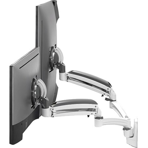 Chief Kontour K1W220WXRH Wall Mount for Monitor, All-in-One Computer - White - TAA Compliant - 2 Display(s) Supported - 30