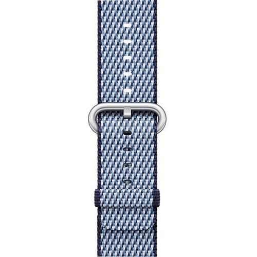 38MM MIDNIGHT BLUE CHECK WOVEN NYLON