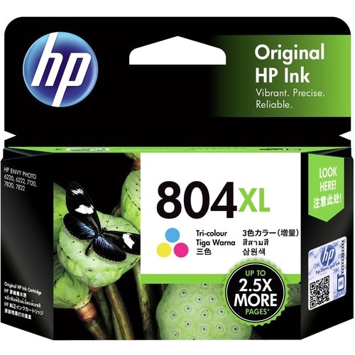 HP 804XL High Yield Tri-color Original Ink Cartridge