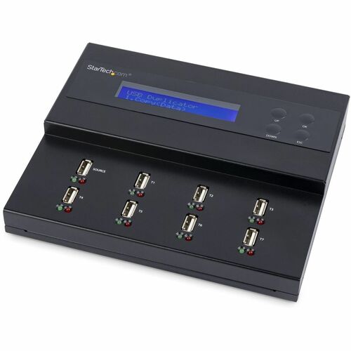 StarTech.com Standalone 1 to 7 USB Thumb Drive Duplicator/Eraser, Multiple USB Flash Drive Copier/Cloner, Sector-by-Sector