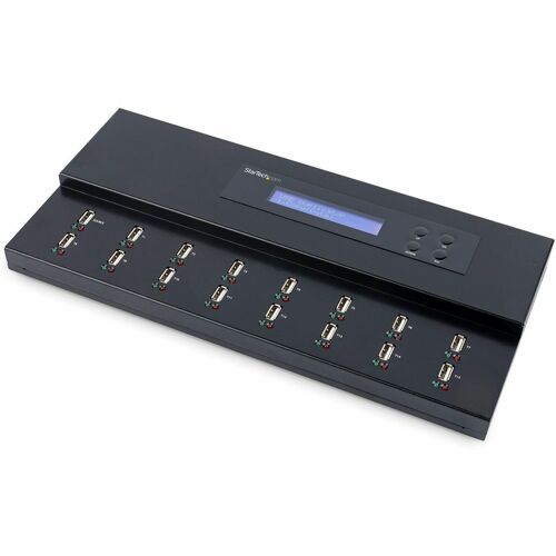 StarTech.com Standalone 1 to 15 USB Thumb Drive Duplicator/Eraser, Multiple USB Flash Drive Copier/Cloner, Sector-by-Secto