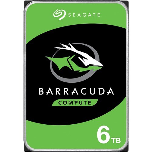Seagate BarraCuda ST6000DM003 6 TB Hard Drive - 3.5" Internal - SATA (SATA/600) - 5400rpm