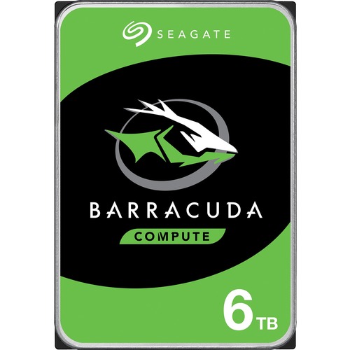 Seagate BarraCuda ST6000DM003 6 TB Hard Drive - 3.5" Internal - SATA (SATA/600) - 5400rpm