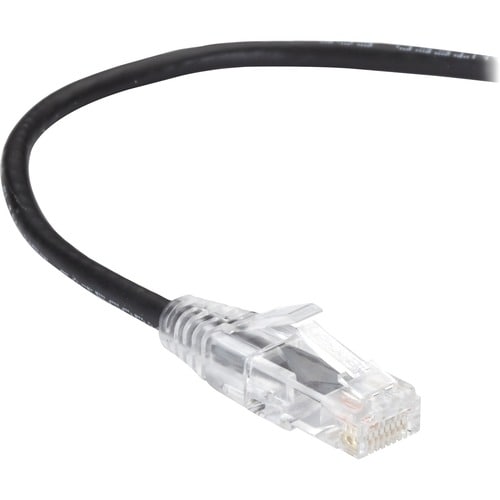 Black Box Slim-Net Cat.6 UTP Patch Network Cable - 3 ft Category 6 Network Cable for Patch Panel, Wallplate, Network Devic