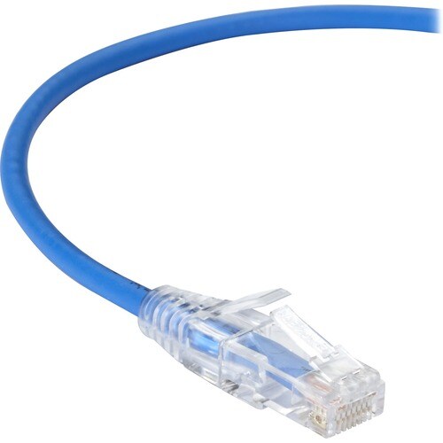 Black Box Slim-Net Cat.6 UTP Patch Network Cable - 20 ft Category 6 Network Cable for Patch Panel, Wallplate, Network Devi