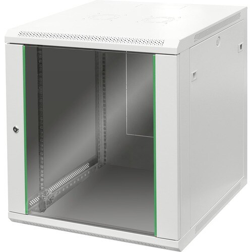 DIGITUS Professional Dynamic Basic DN-19 12U-6/6-EC 12U Wandmontierbar Rackschrank für Server, Patchfeld, LAN-Schalter - 4