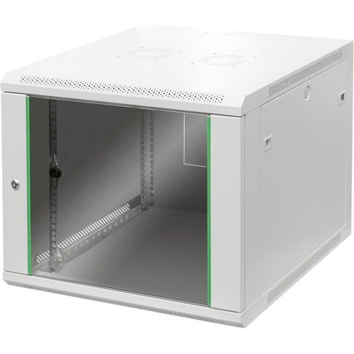 DIGITUS Professional Dynamic Basic DN-19 09U-6/6-EC 9U Wandmontierbar Rackschrank für Server, Patchfeld, LAN-Schalter - 48