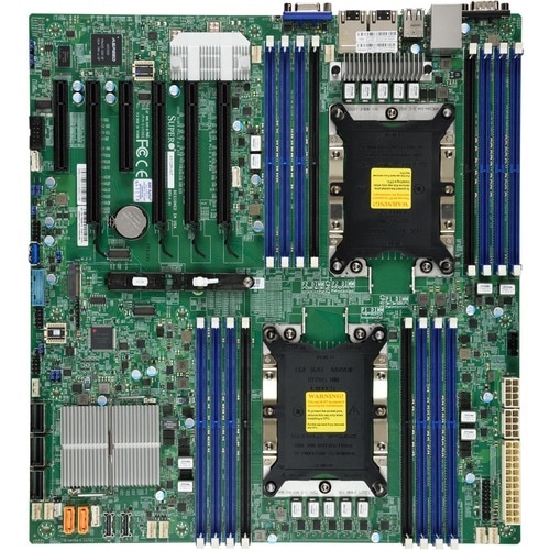 Supermicro X11DPI-NT Server Motherboard - Intel C622 Chipset - Socket P LGA-3647 - Extended ATX - Xeon Processor Supported