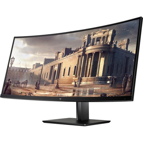 HP Z38c UW-QHD+ Curved Screen LCD Monitor - 21:9 - Black - 95.3 cm (37.5") Viewable - LED Backlight - 3840 x 1600 - 1.07 B