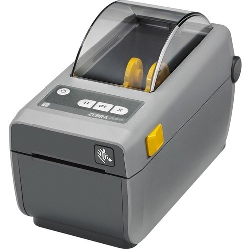 Zebra ZD410 Desktop Direct Thermal Printer - Monochrome - Label/Receipt Print - USB - Yes - EU, UK - Dark Grey - Real Time