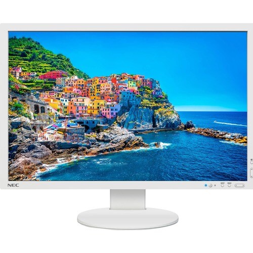 NEC Display MultiSync PA243W WUXGA LCD Monitor - 16:10 - White - 24.1" Viewable - WLED Backlight - 1920 x 1200 - 1.07 Bill