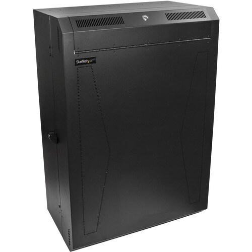 StarTech.com 8U 19" Vertical Wall Mount Server Rack Cabinet Enclosure - Low Profile (15") - 30" Deep Locking w/2U for Netw