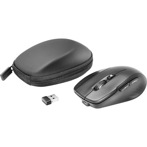 Souris Optique 3Dconnexion CadMouse - Bluetooth/Radio Fréquence - USB - 7 Bouton(s) - Noir, Argenté - Câble/sans fil - 2,4