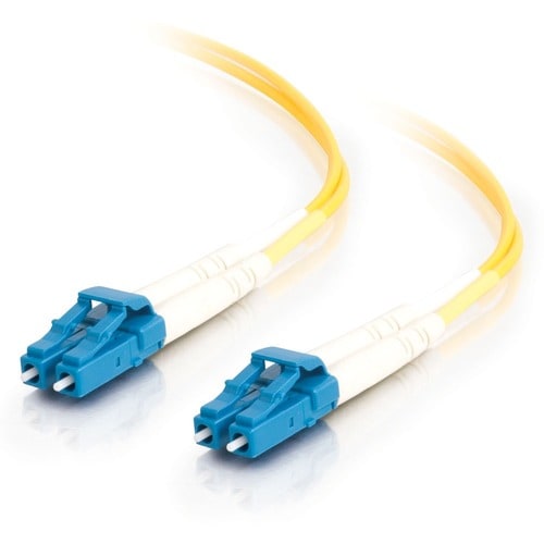 C2G 3m LC-LC 9/125 Duplex Single Mode OS2 Fiber Cable - Yellow - 10ft - 3m LC-LC 9/125 Duplex Single Mode OS2 Fiber Cable 
