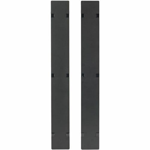APC by Schneider Electric AR7586 Cable Organizer - Black - 2 Each Pack - TAA Compliant - Cover - 45U Rack Height