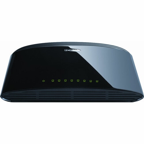 Switch unmanaged D-LINK DES-1008D 8 porte 10/100 Mbps 