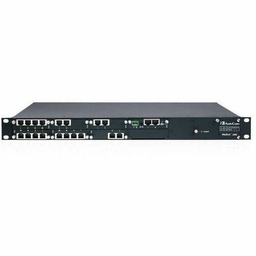 AudioCodes Mediant 1000 VoIP-Gateway - 2 x RJ-45 - 4 x FXS - 4 x FXO - USB - Management-Port - Ethernet, Fast Ethernet, Gi