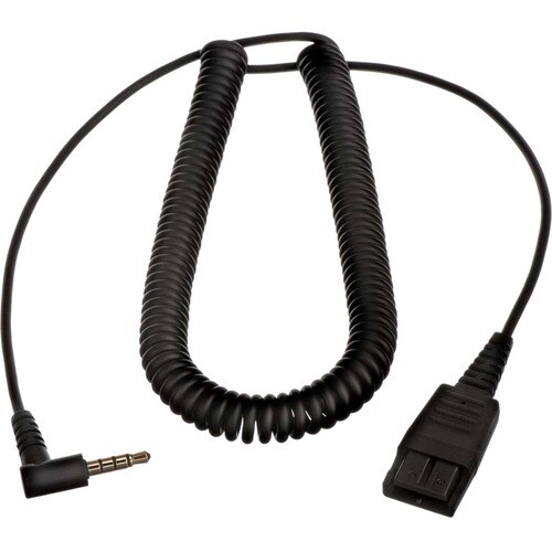 Jabra Minifone/Desconexão rápida Cabo áudio - 1 - Cable for MacBook Pro, MacBook Air, Fone de ouvido, Dispositivo de áudio