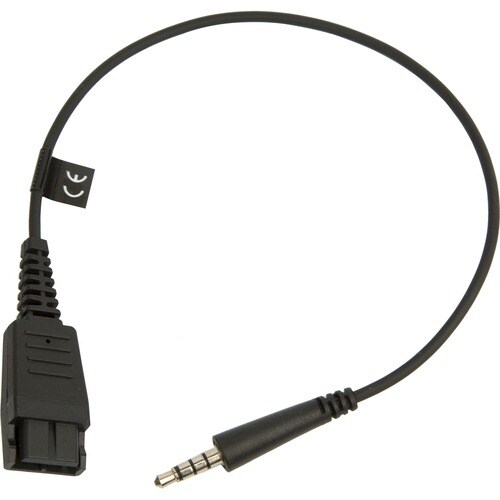 Jabra 8800-00-99 Cabo áudio - Cabo de Extensão - Preto