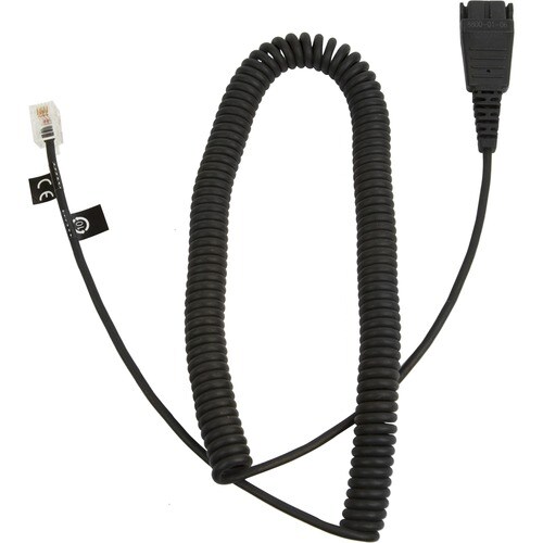 CABLE W/ QD TO RJ10 PLUG SIEMENS-BELEGUNG 0.5-2M SPIRAL