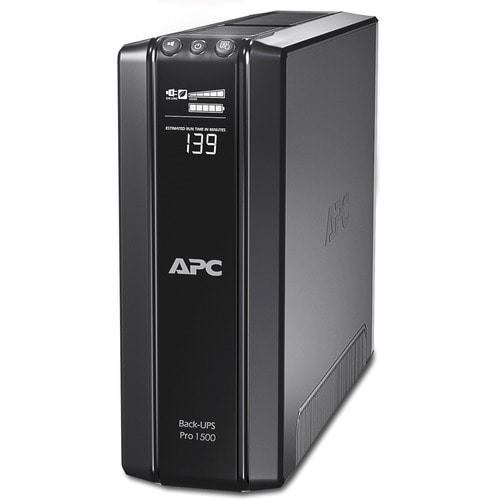 APC by Schneider Electric Back-UPS BR1500G-FR Linha interativa UPS - 1.50 kVA/865 W - Torre - 8 Hora Recharge - 220 V AC I