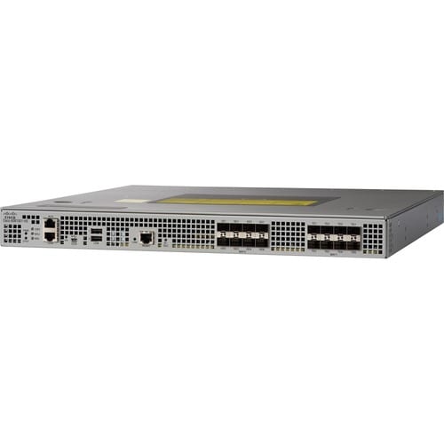 Cisco ASR 1000 1001-HX Router - Porta de gestão - 16 - Ethernet de 10 Gigabit - 1U - Montável sobre rack