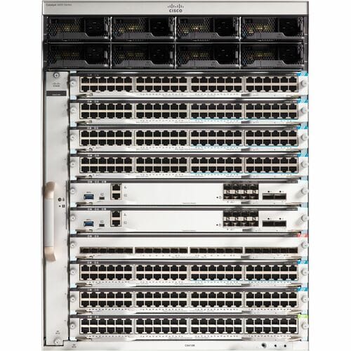 Cisco Catalyst 9400 C9410R Switch Chassis - 3 Camada suportada - Modular - 13U - Montável sobre rack