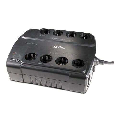 APC by Schneider Electric Back-UPS BE550G-FR Standby-UPS - 550 VA/330 W - Desktop - 16 Stunde(n) Recharge - 3,20 Minute(n)
