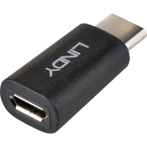 LINDY Data Transfer Adapter - 1 x Type C USB 2.0 USB Male - 1 x Type B USB 2.0 Micro USB Female - Nickel Connector - Gold 