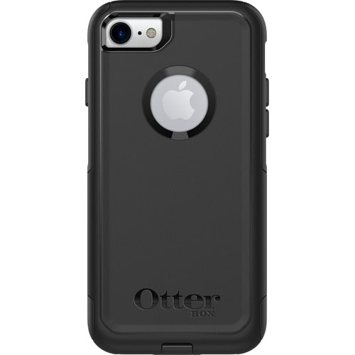 OtterBox Commuter Case for Apple iPhone 6, iPhone 6s, iPhone 7, iPhone 8 Smartphone - Black - 1 - Damage Resistant, Shock 