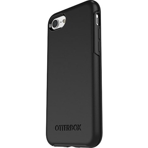 OtterBox Symmetry Case for Apple iPhone 7, iPhone 8, iPhone SE 2 Smartphone - Black - 1 - Shock Resistant, Drop Resistant,