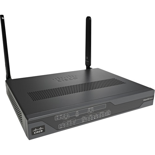 Cisco C881G-4G Ethernet, Celular Roteador sem fio - Recondicionado - 4G - LTE 800, LTE 900, LTE 1800, LTE 2100, LTE 2600, 